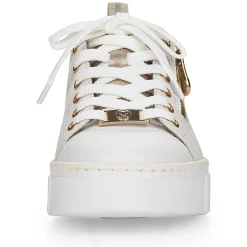 Rieker Women'S Sneaker Low Pearl White