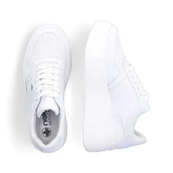 Rieker Women'S Sneaker Low Crystal White