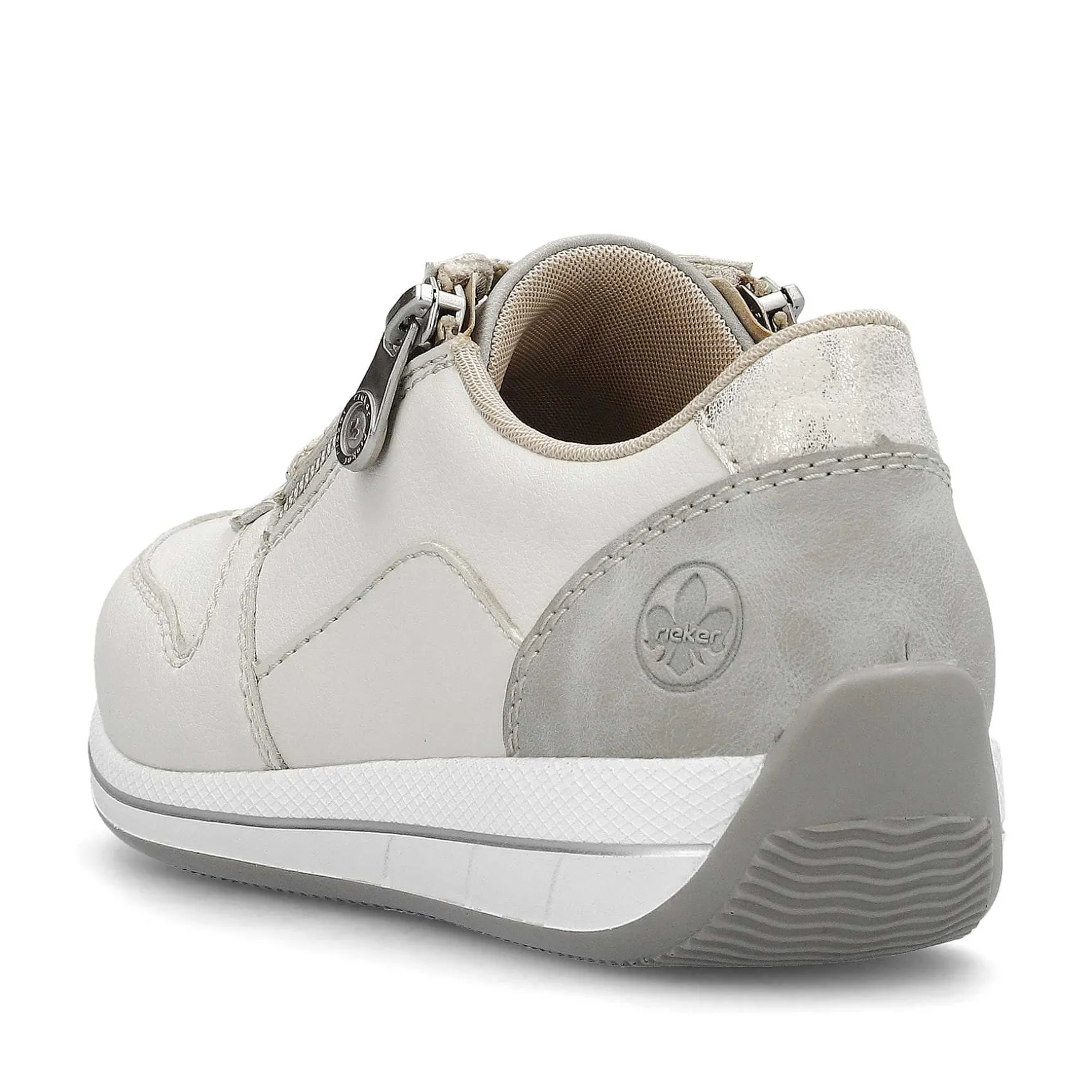 Rieker Women'S Sneaker Low Cream White