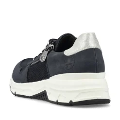 Rieker Women'S Sneaker Low Steel Blue
