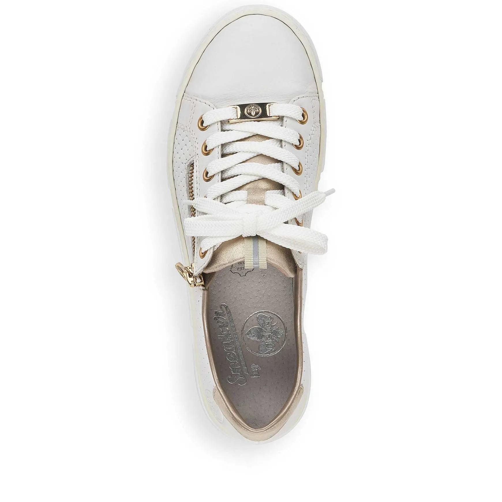 Rieker Women'S Sneaker Low Pearl White