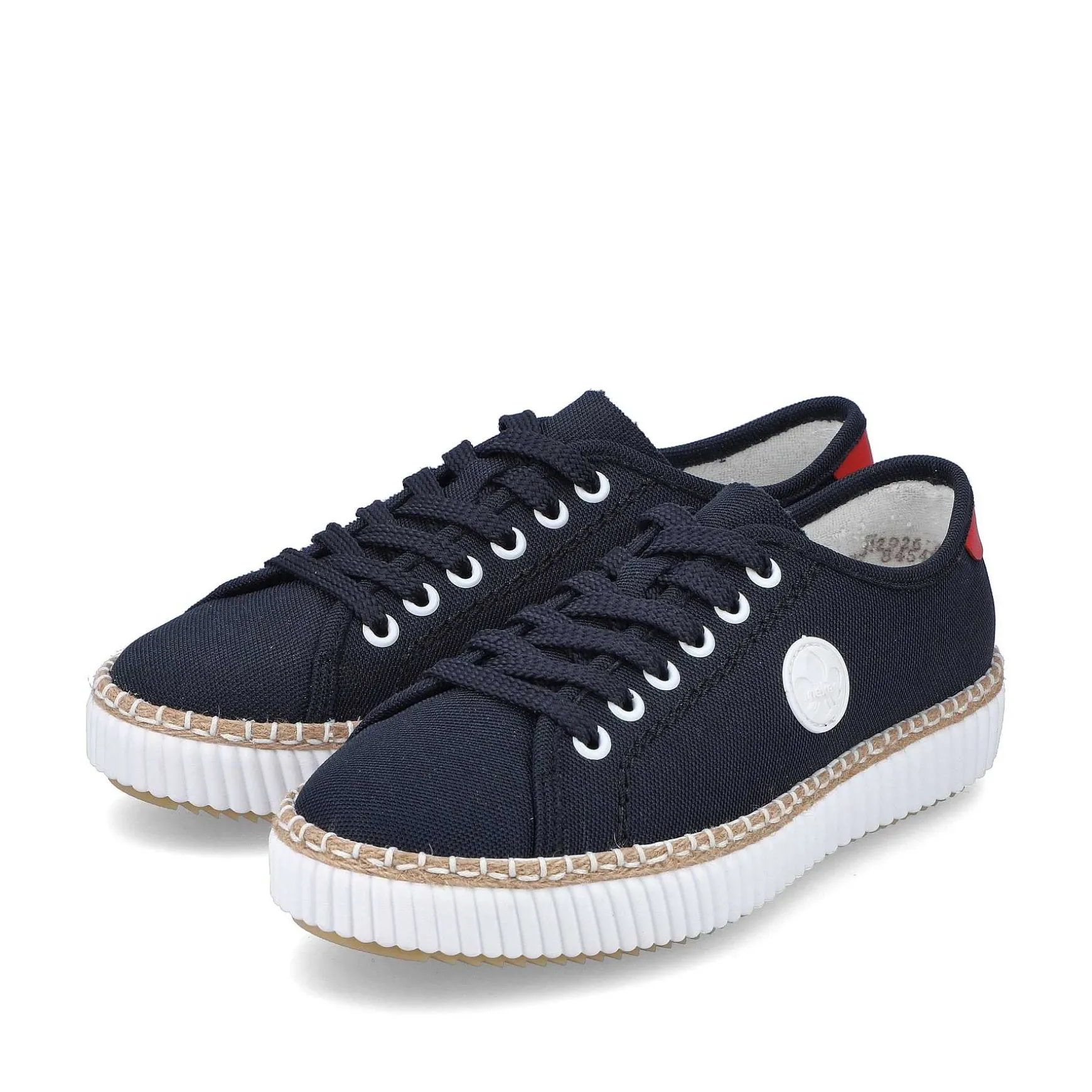 Rieker Women'S Sneaker Low Steel Blue