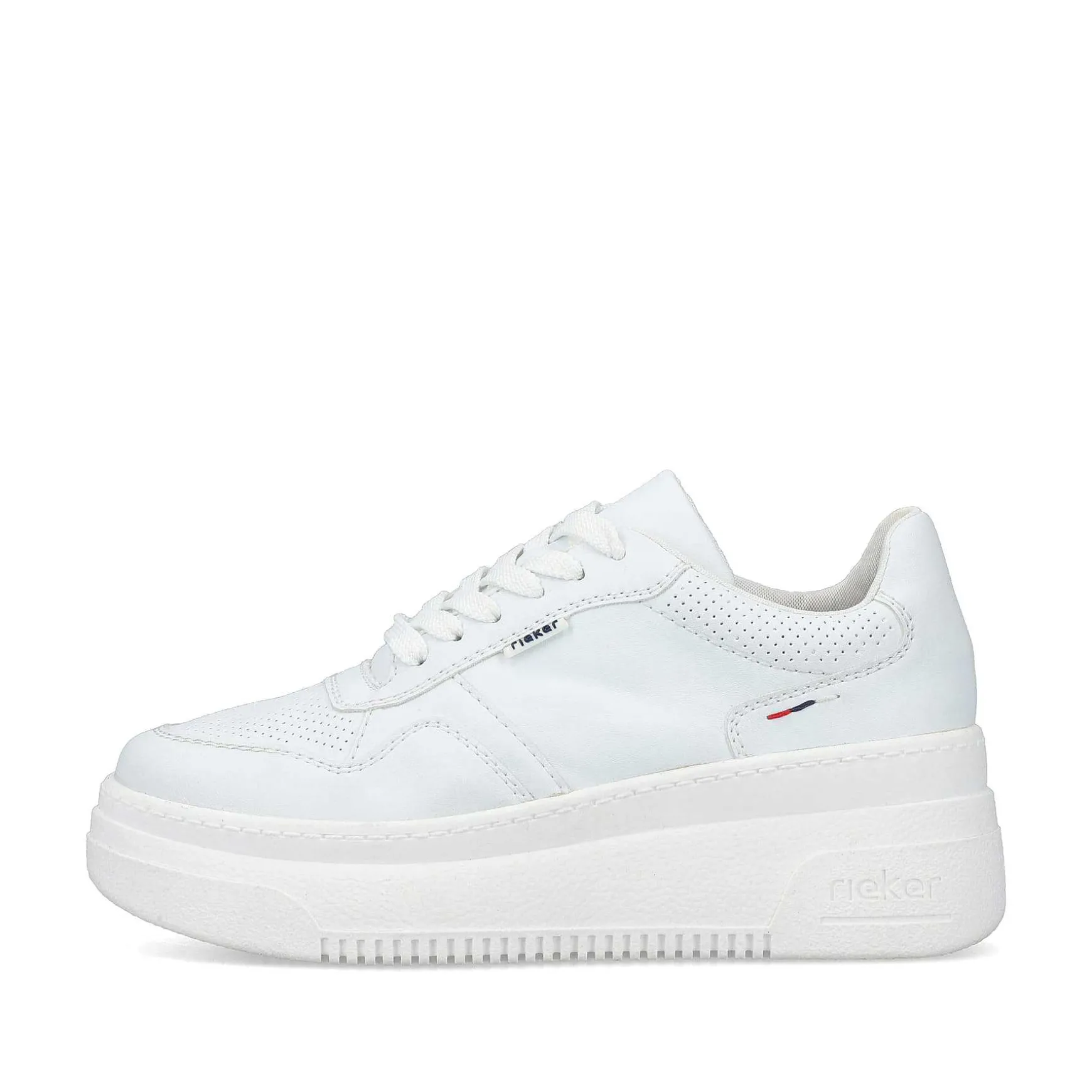 Rieker Women'S Sneaker Low Crystal White