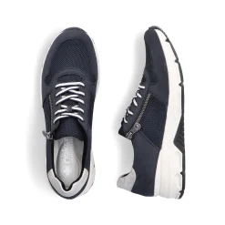 Rieker Women'S Sneaker Low Steel Blue