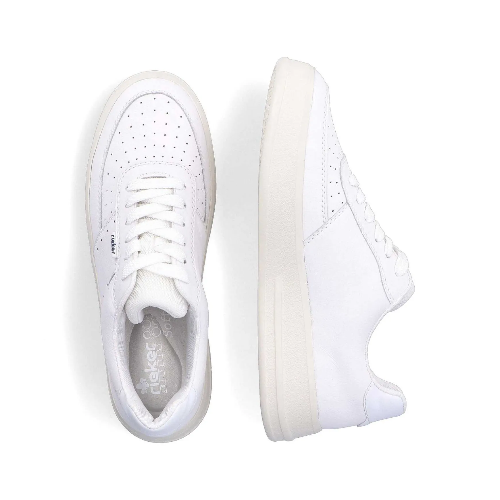 Rieker Women'S Sneaker Low Pure White