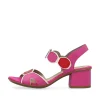 Rieker Women'S Strappy Sandals Pink