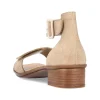 Rieker Women'S Strappy Sandals Beige