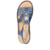 Rieker Women'S Strappy Sandals Navy Blue