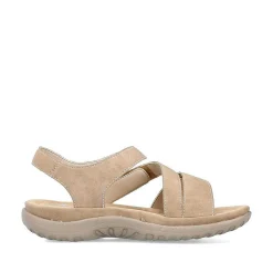 Rieker Women'S Strappy Sandals Beige