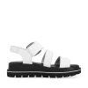 Rieker Women'S Strappy Sandals Pearl White