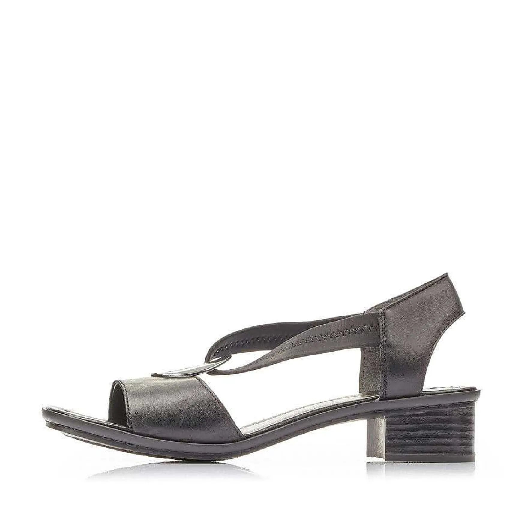 Rieker Women'S Strappy Sandals Night Black