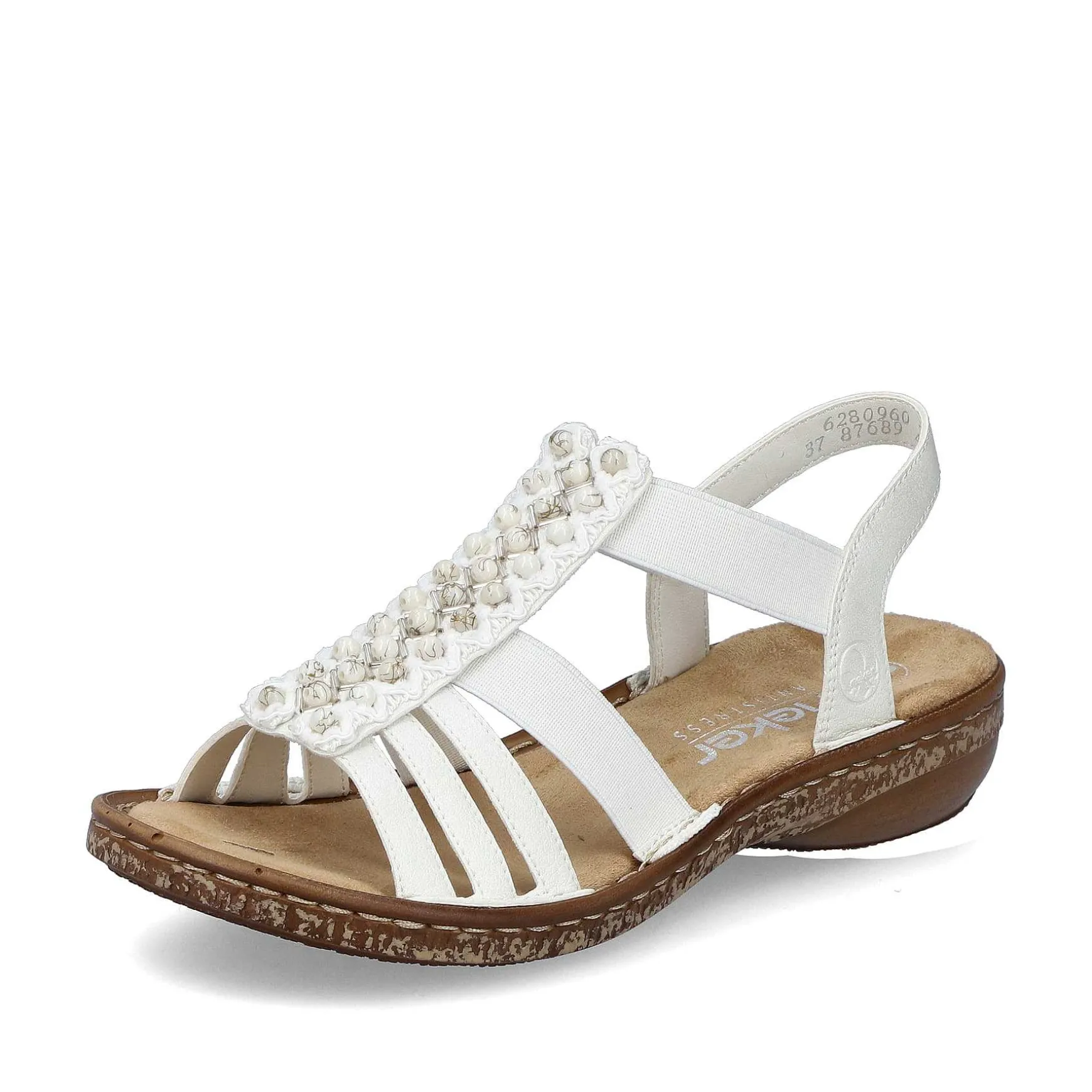 Rieker Women'S Strappy Sandals Light Beige