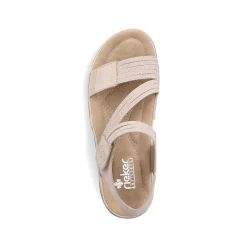 Rieker Women'S Strappy Sandals Light Beige