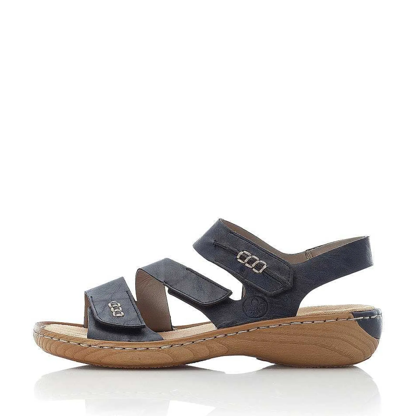 Rieker Women'S Strappy Sandals Pacific Blue