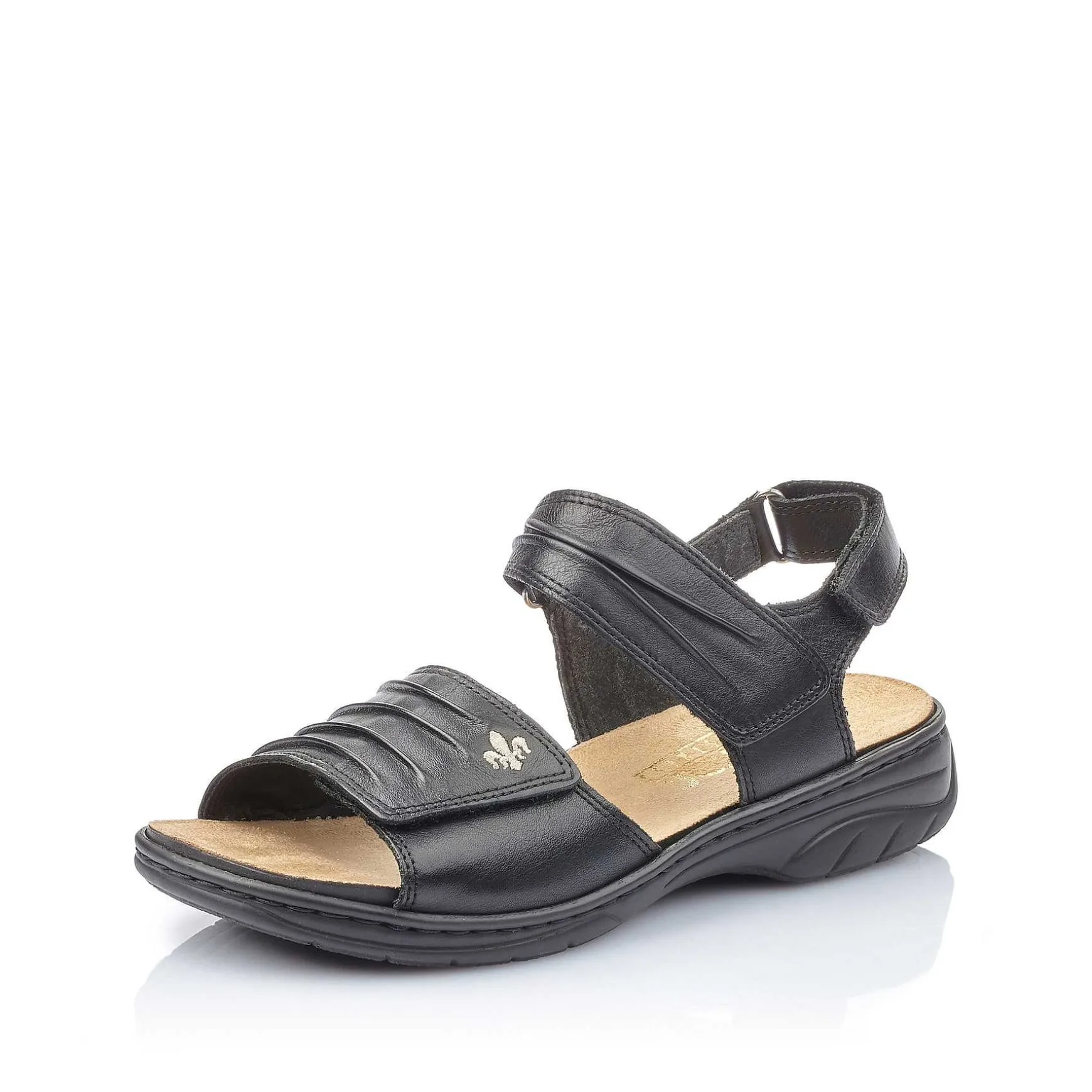 Rieker Women'S Strappy Sandals Night Black