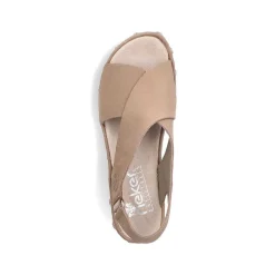 Rieker Women'S Strappy Sandals Light Beige