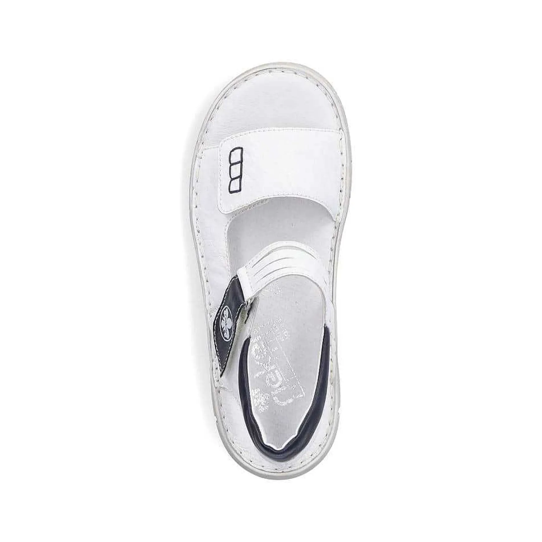 Rieker Women'S Strappy Sandals Edelweis