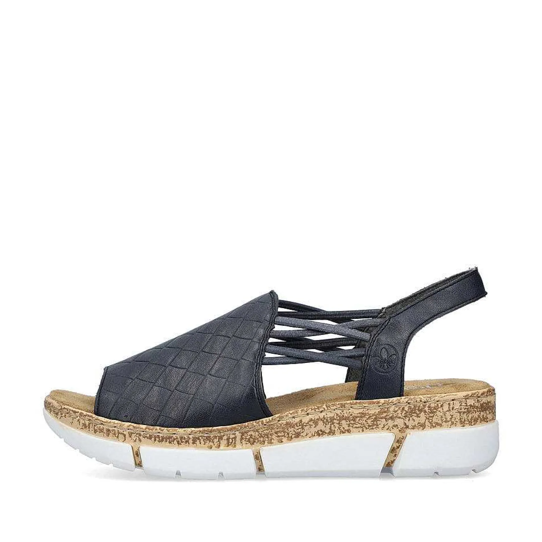 Rieker Women'S Strappy Sandals Navy Blue