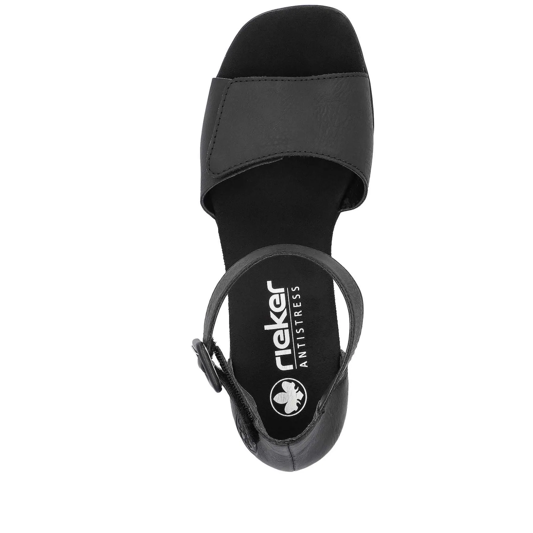 Rieker Women'S Strappy Sandals Jet Black