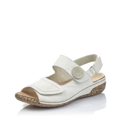 Rieker Women'S Strappy Sandals Pure White