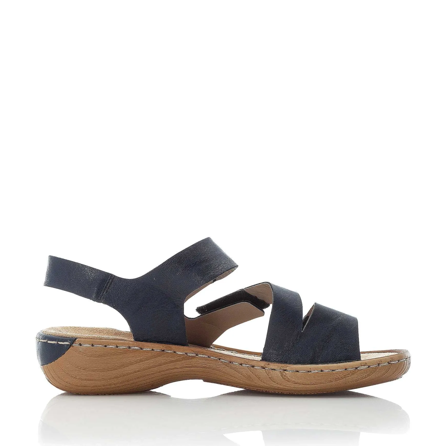 Rieker Women'S Strappy Sandals Pacific Blue