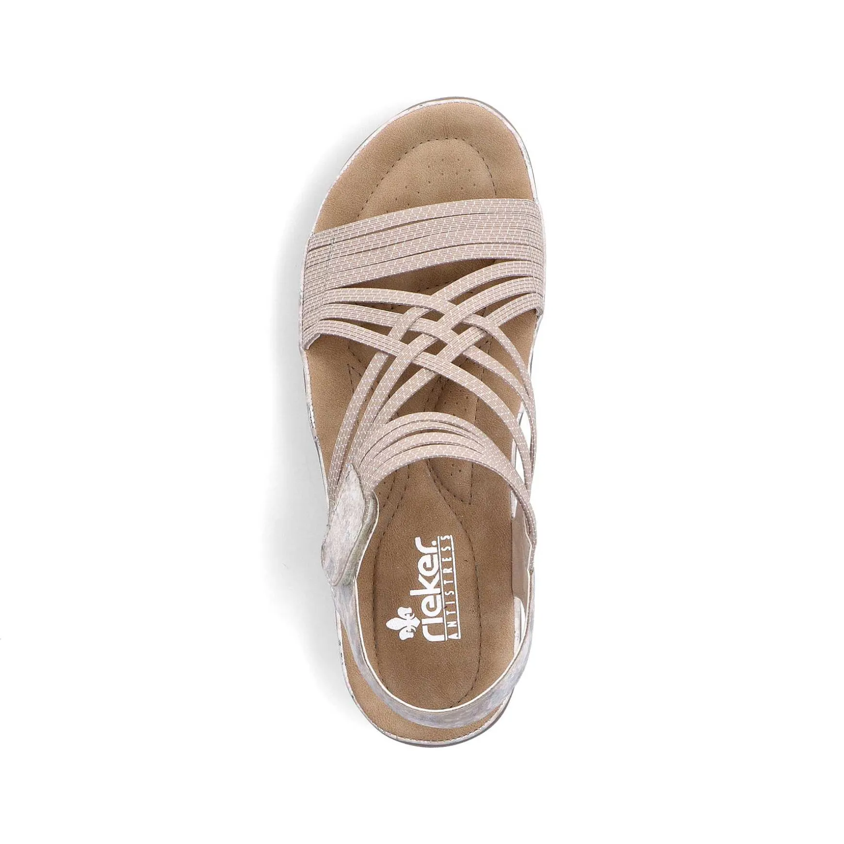 Rieker Women'S Strappy Sandals Cream Beige