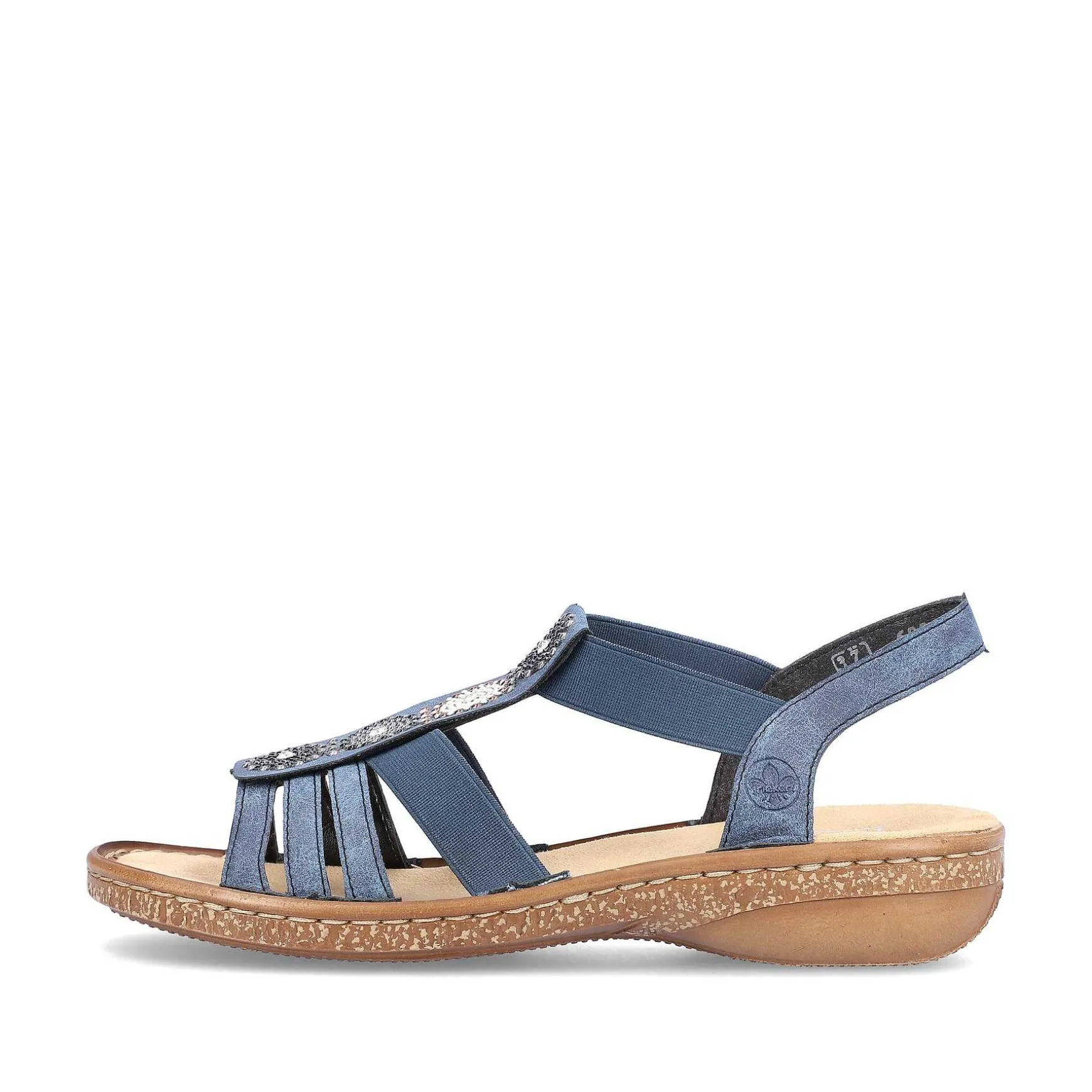 Rieker Women'S Strappy Sandals Navy Blue