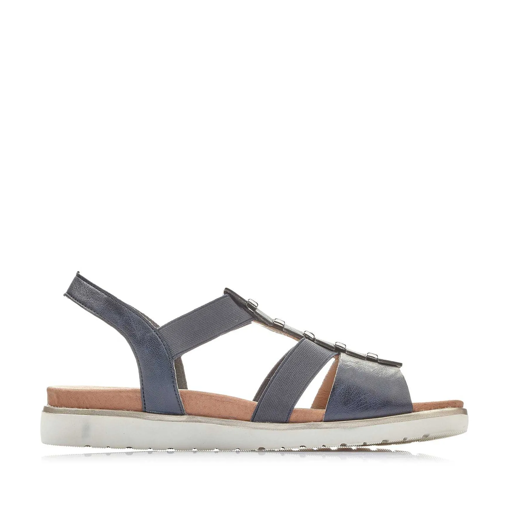 Rieker Women'S Strappy Sandals Navy Blue