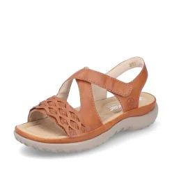 Rieker Women'S Strappy Sandals, Nut Brown