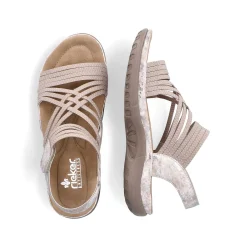 Rieker Women'S Strappy Sandals Cream Beige
