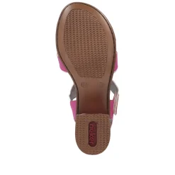 Rieker Women'S Strappy Sandals Pink