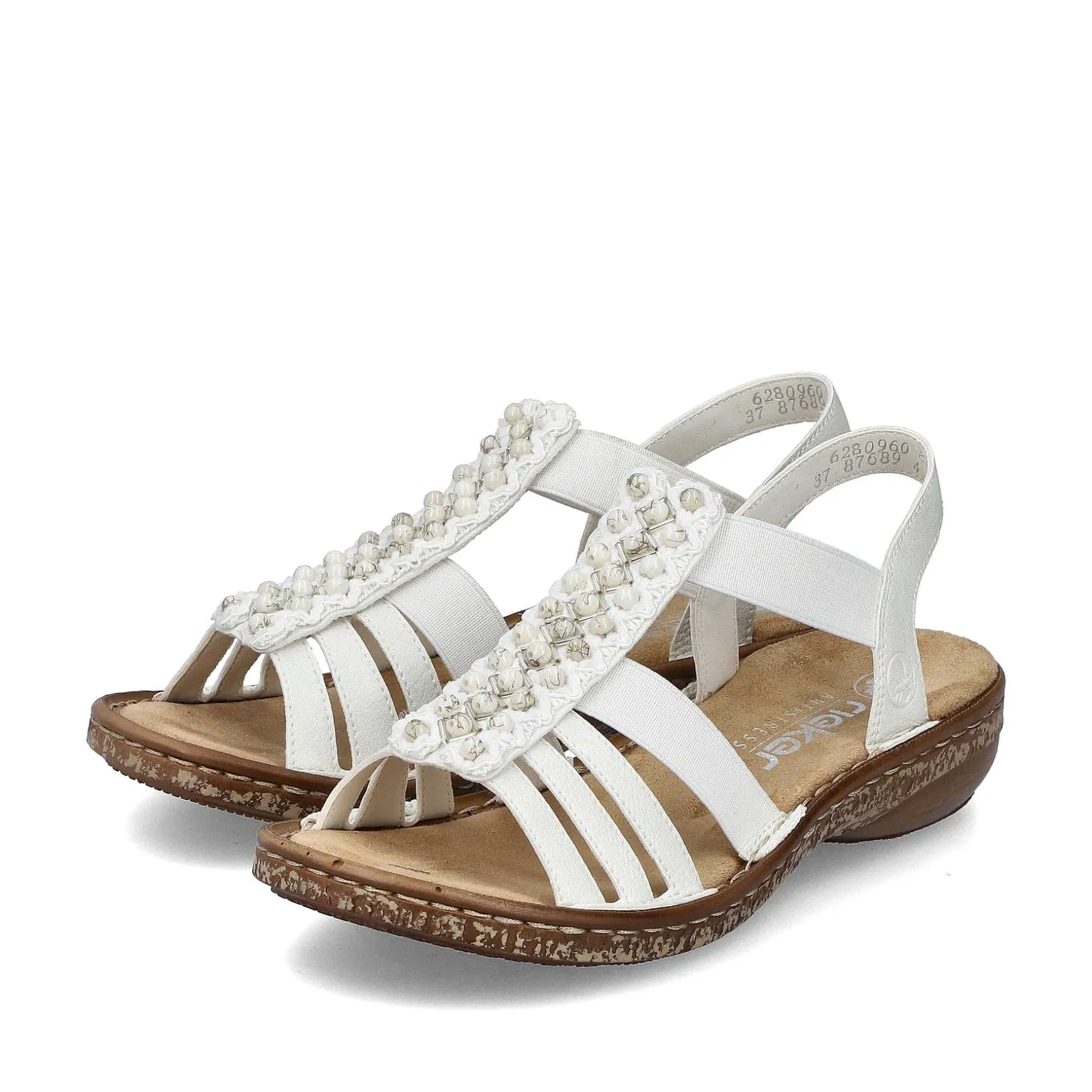 Rieker Women'S Strappy Sandals Light Beige