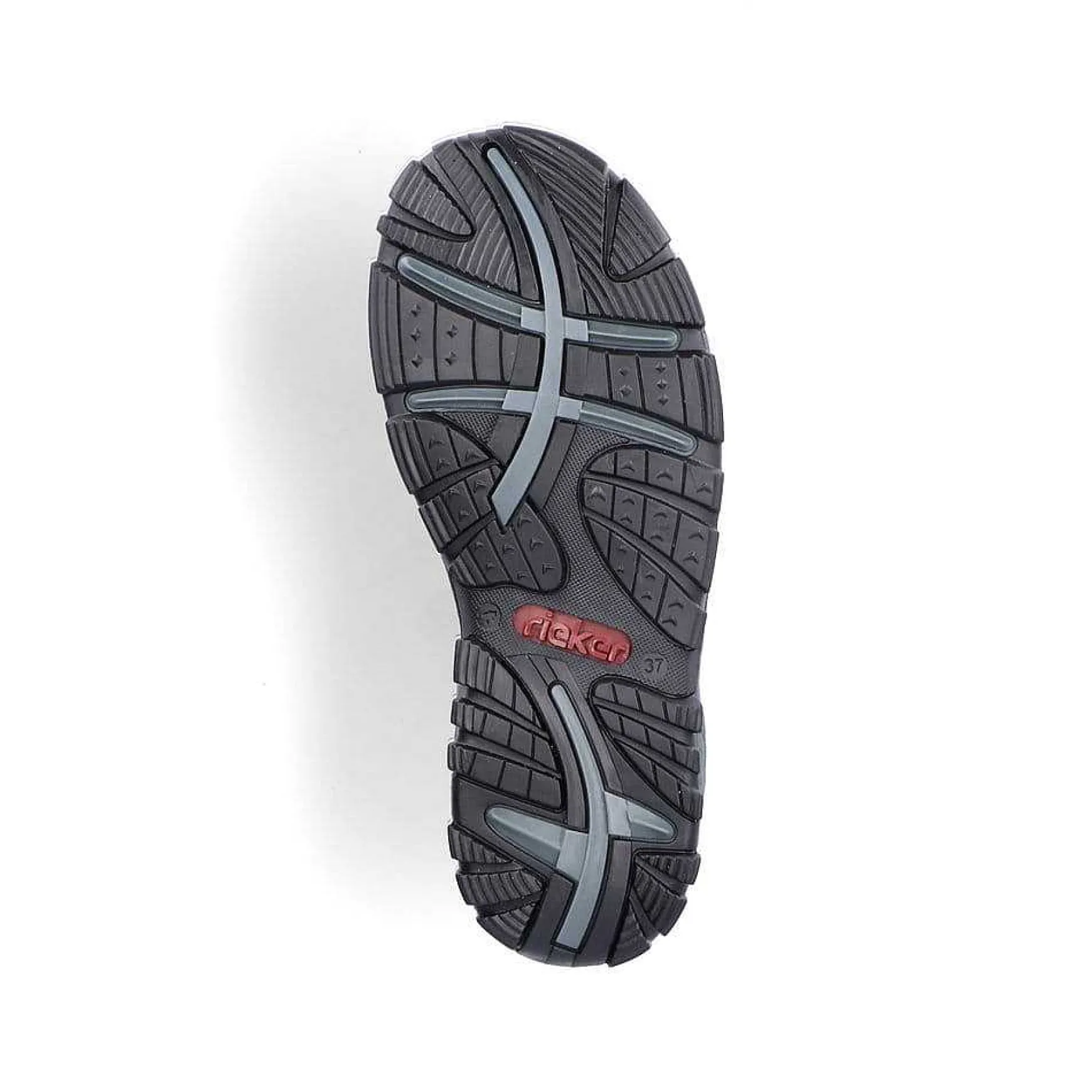 Rieker Women'S Trekking Sandals Graphite Black