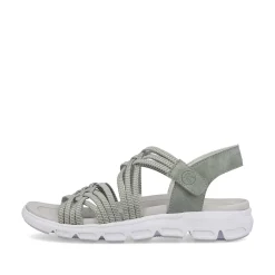 Rieker Women'S Trekking Sandals Mint Green