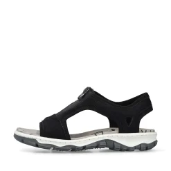 Rieker Women'S Trekking Sandals Jet Black