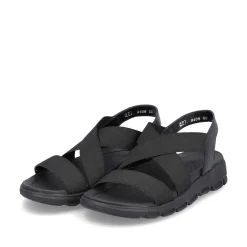 Rieker Women'S Trekking Sandals Deep Black