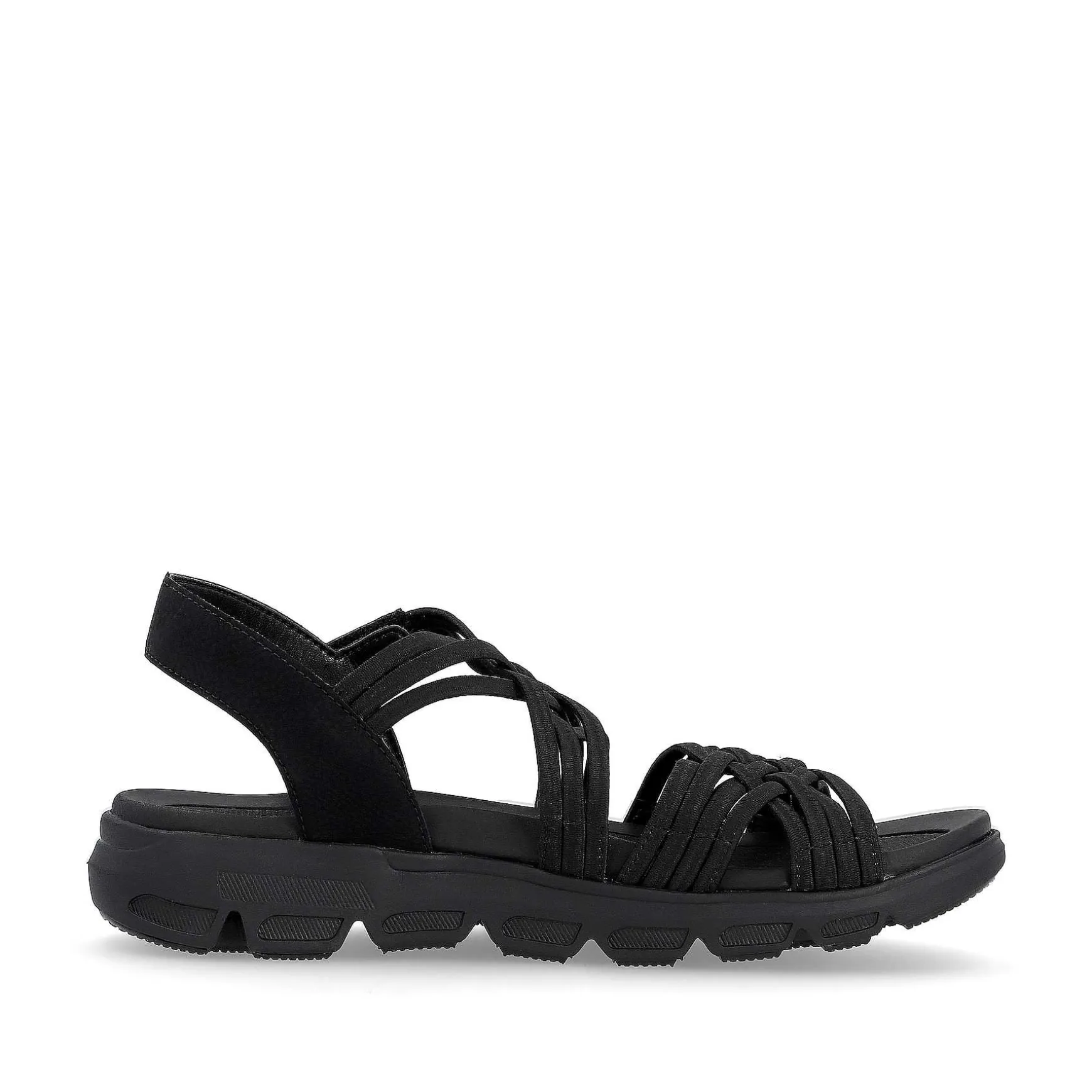 Rieker Women'S Trekking Sandals Midnight Black