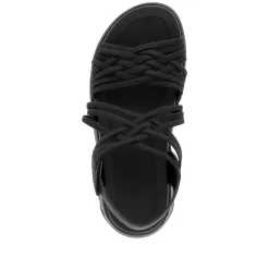 Rieker Women'S Trekking Sandals Midnight Black