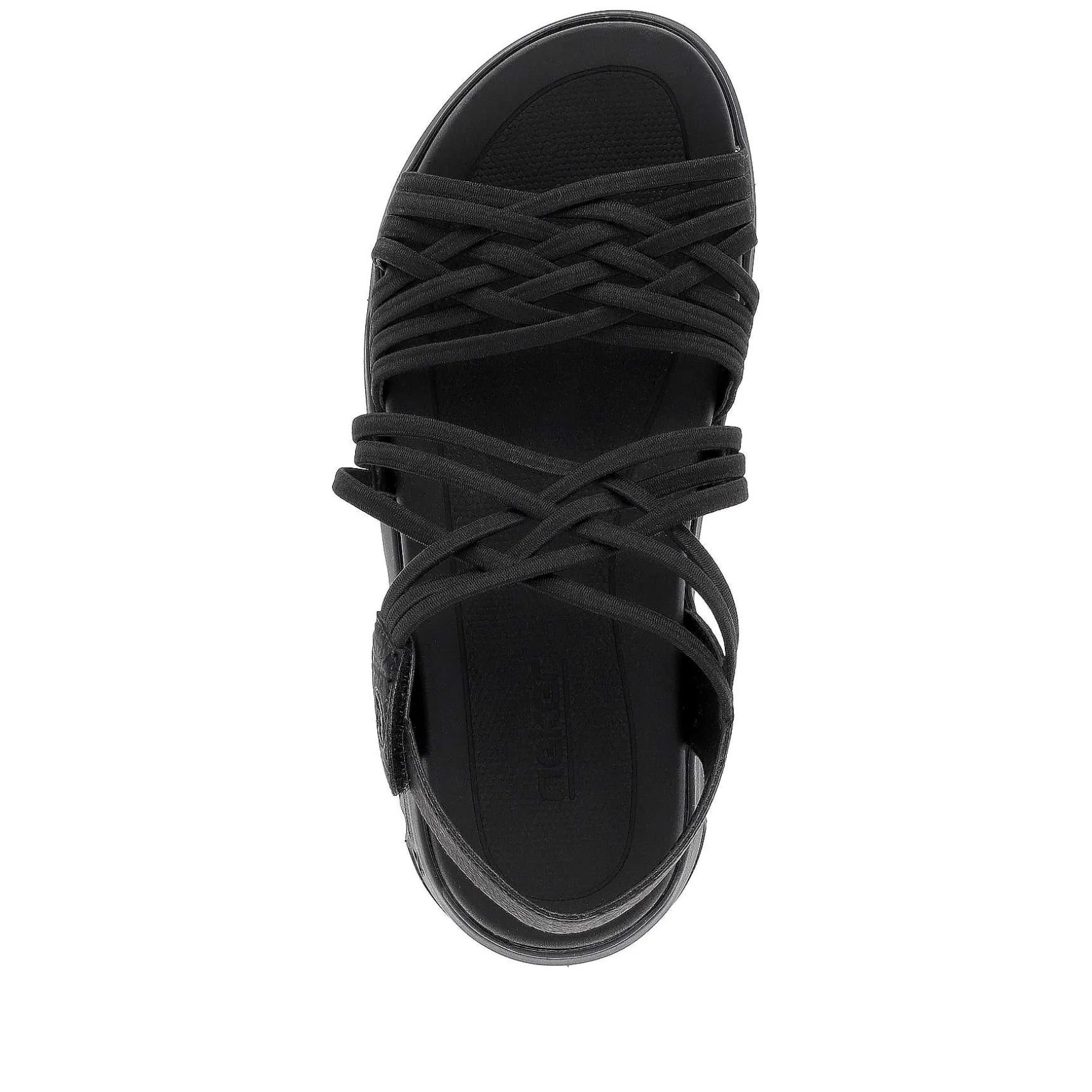 Rieker Women'S Trekking Sandals Midnight Black