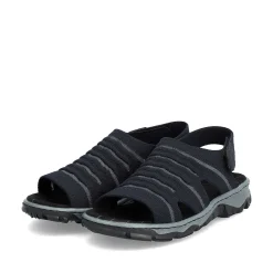 Rieker Women'S Trekking Sandals Steel Blue