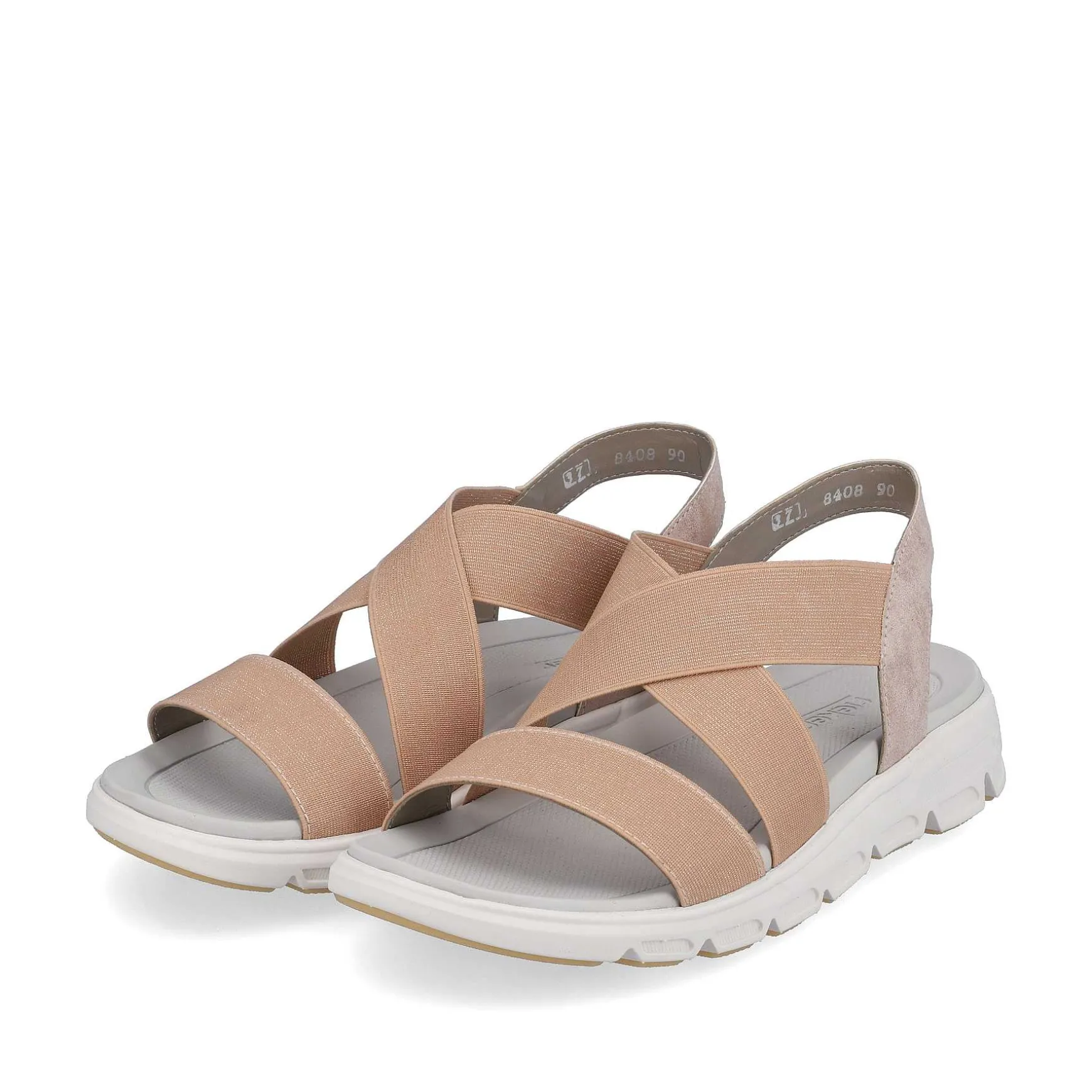Rieker Women'S Trekking Sandals Peach