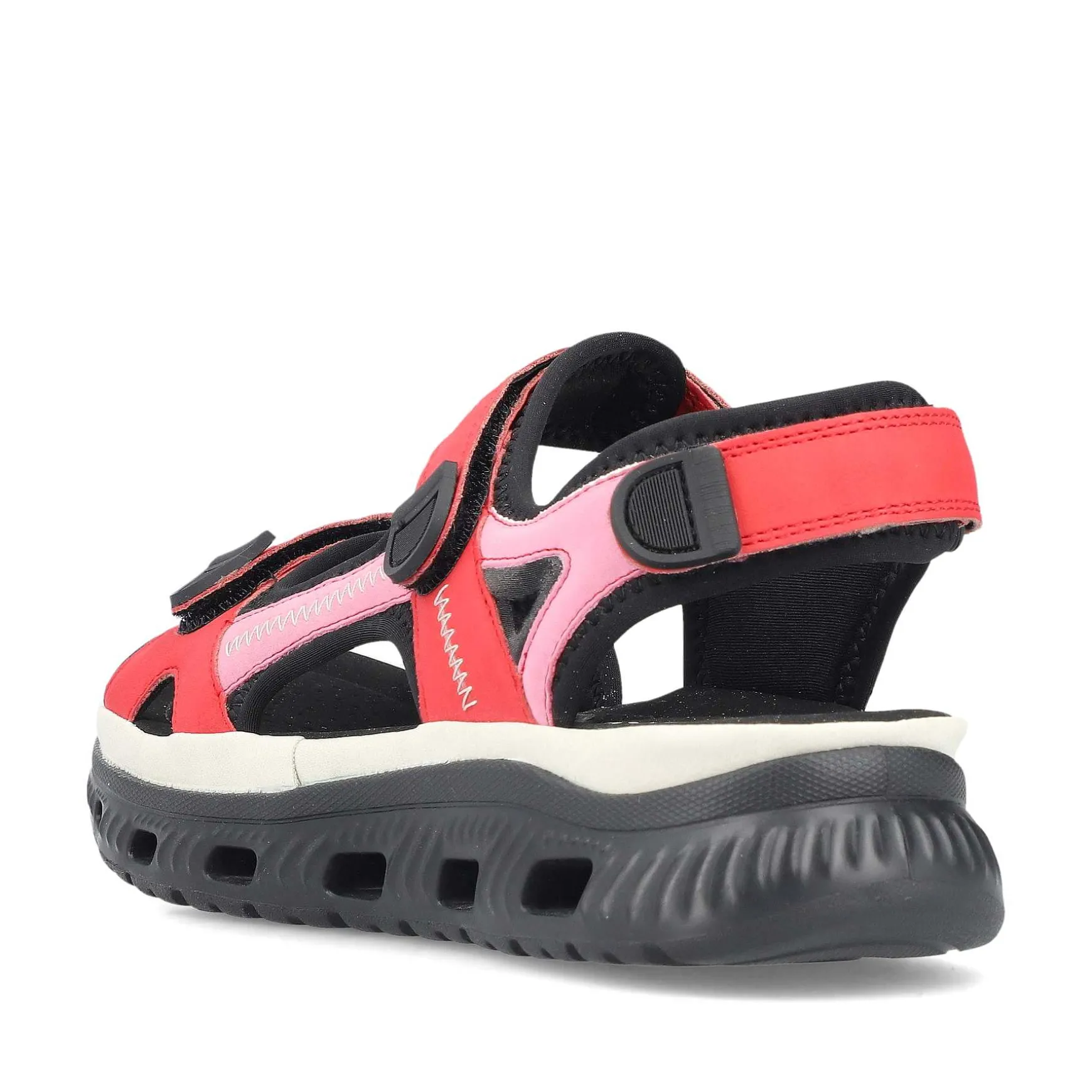 Rieker Women'S Trekking Sandals Fire Red