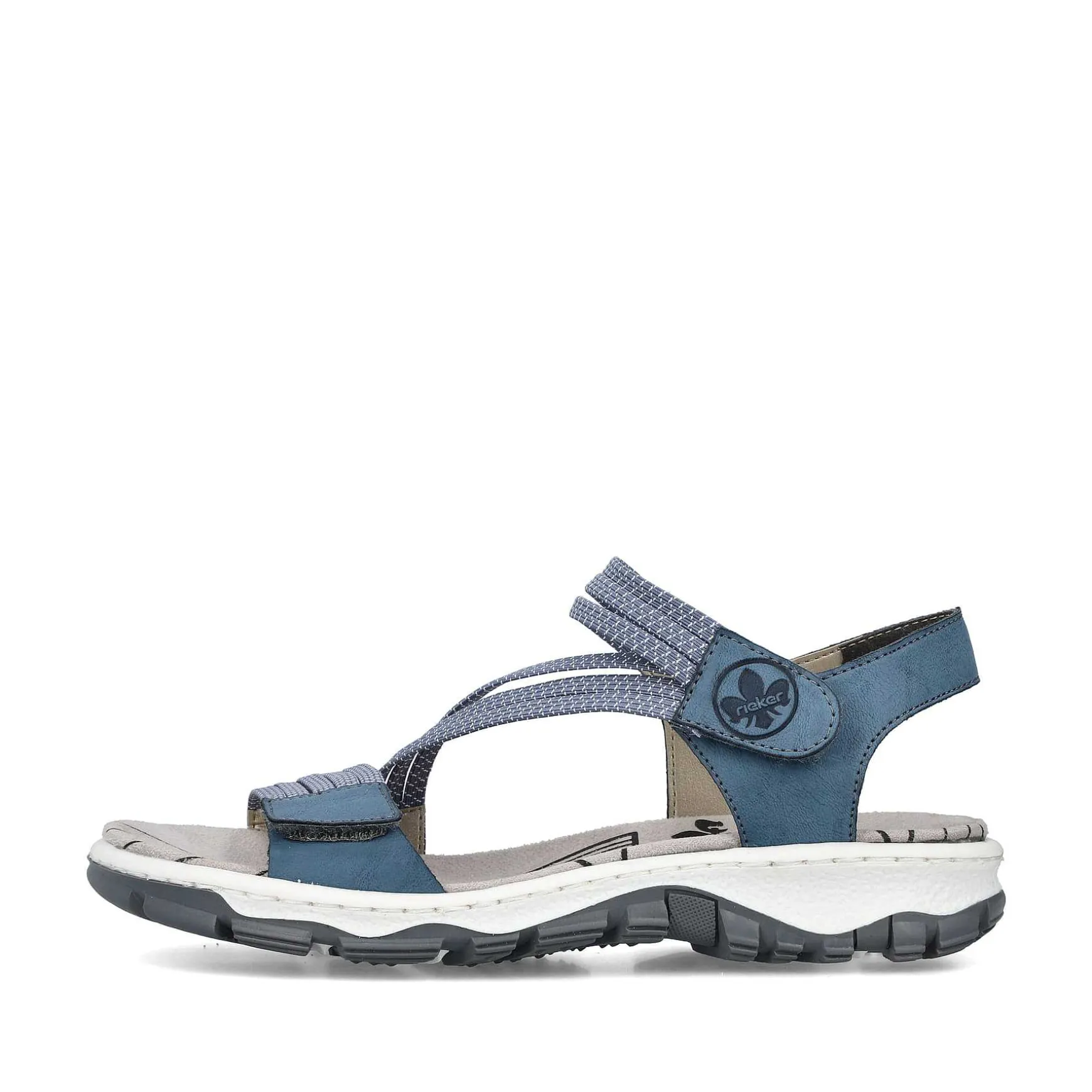 Rieker Women'S Trekking Sandals California Blue