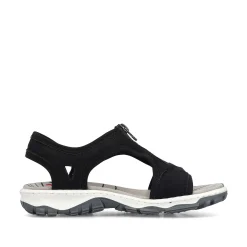 Rieker Women'S Trekking Sandals Jet Black