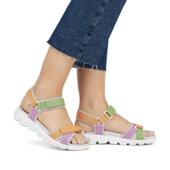 Rieker Women'S Trekking Sandals Multicolored