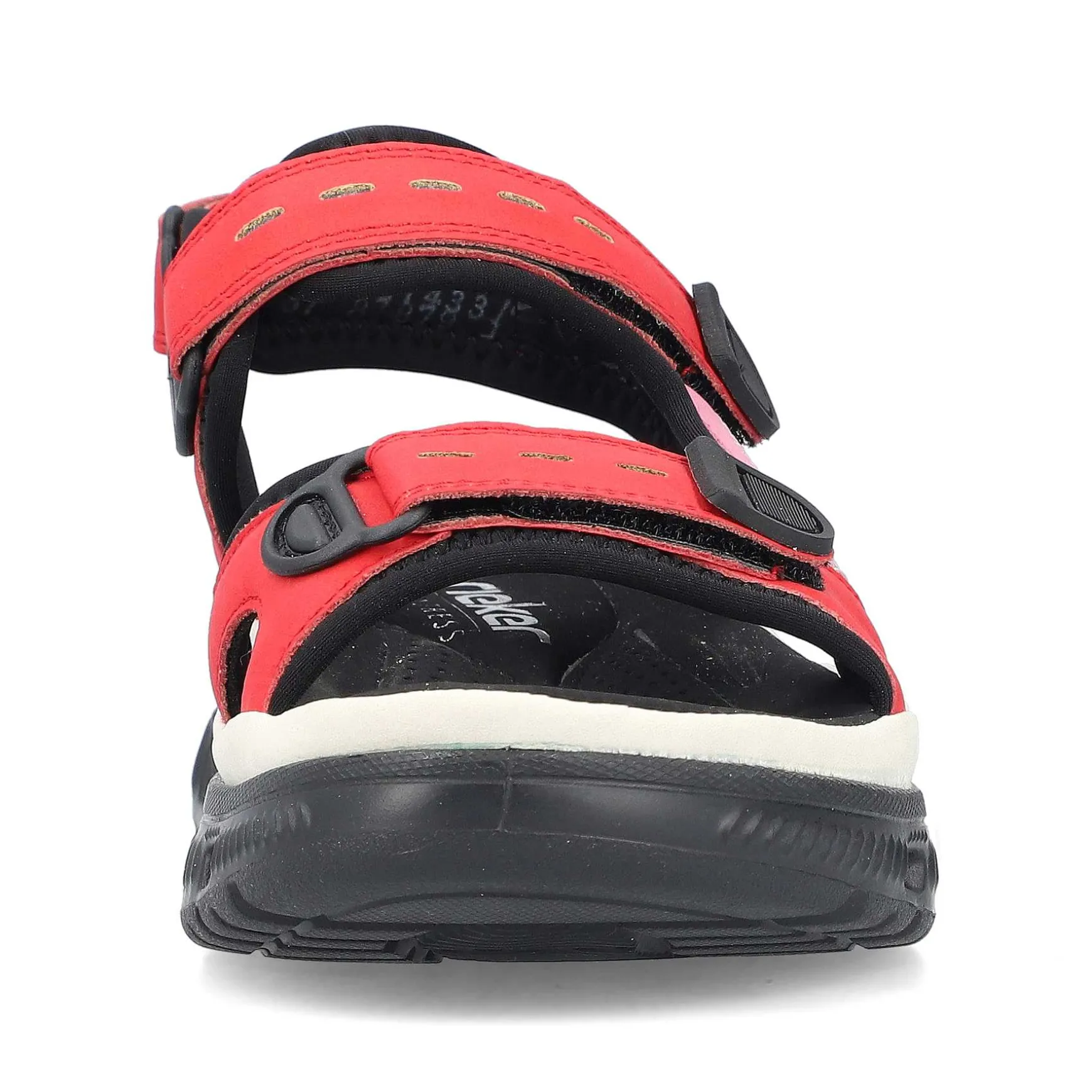 Rieker Women'S Trekking Sandals Fire Red