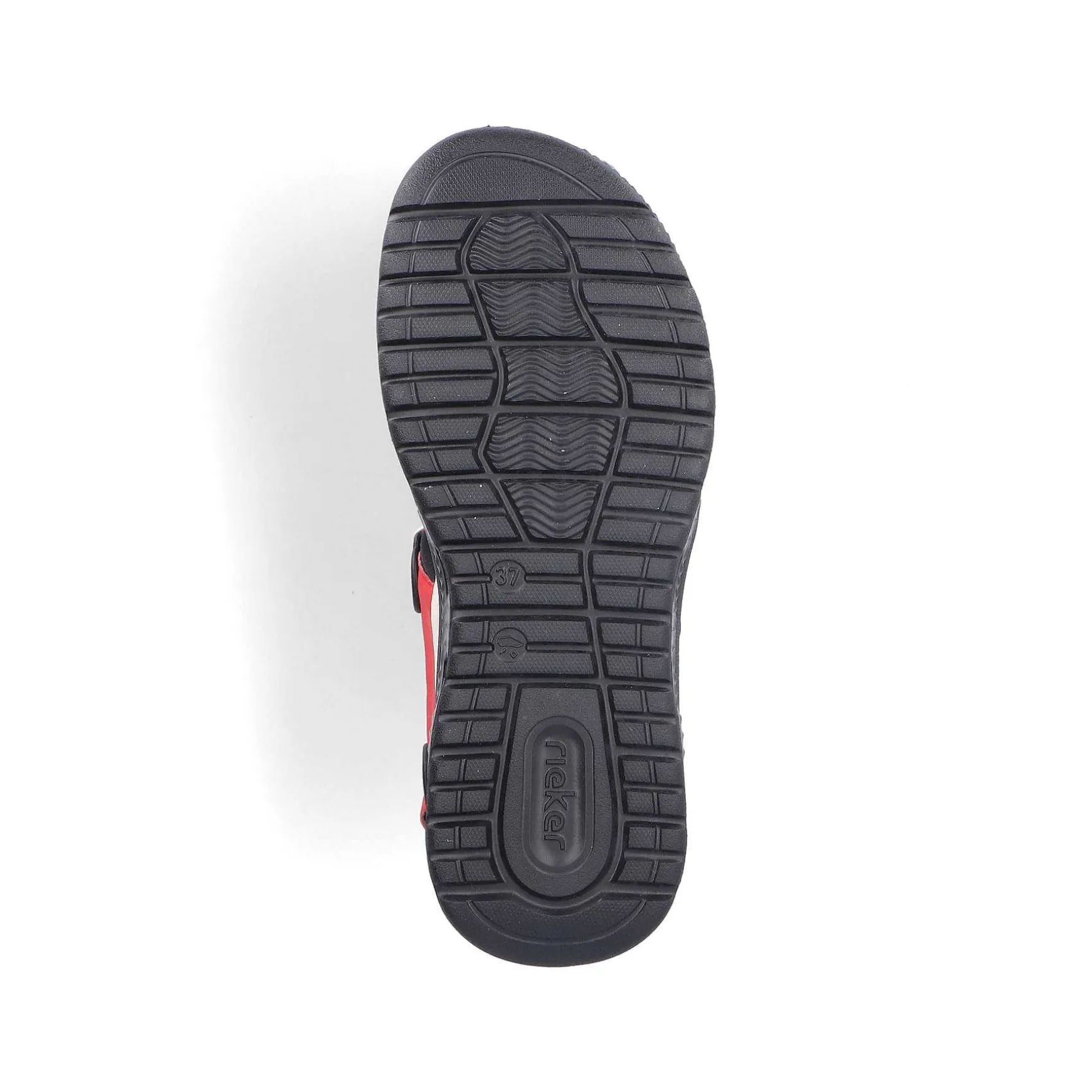 Rieker Women'S Trekking Sandals Fire Red