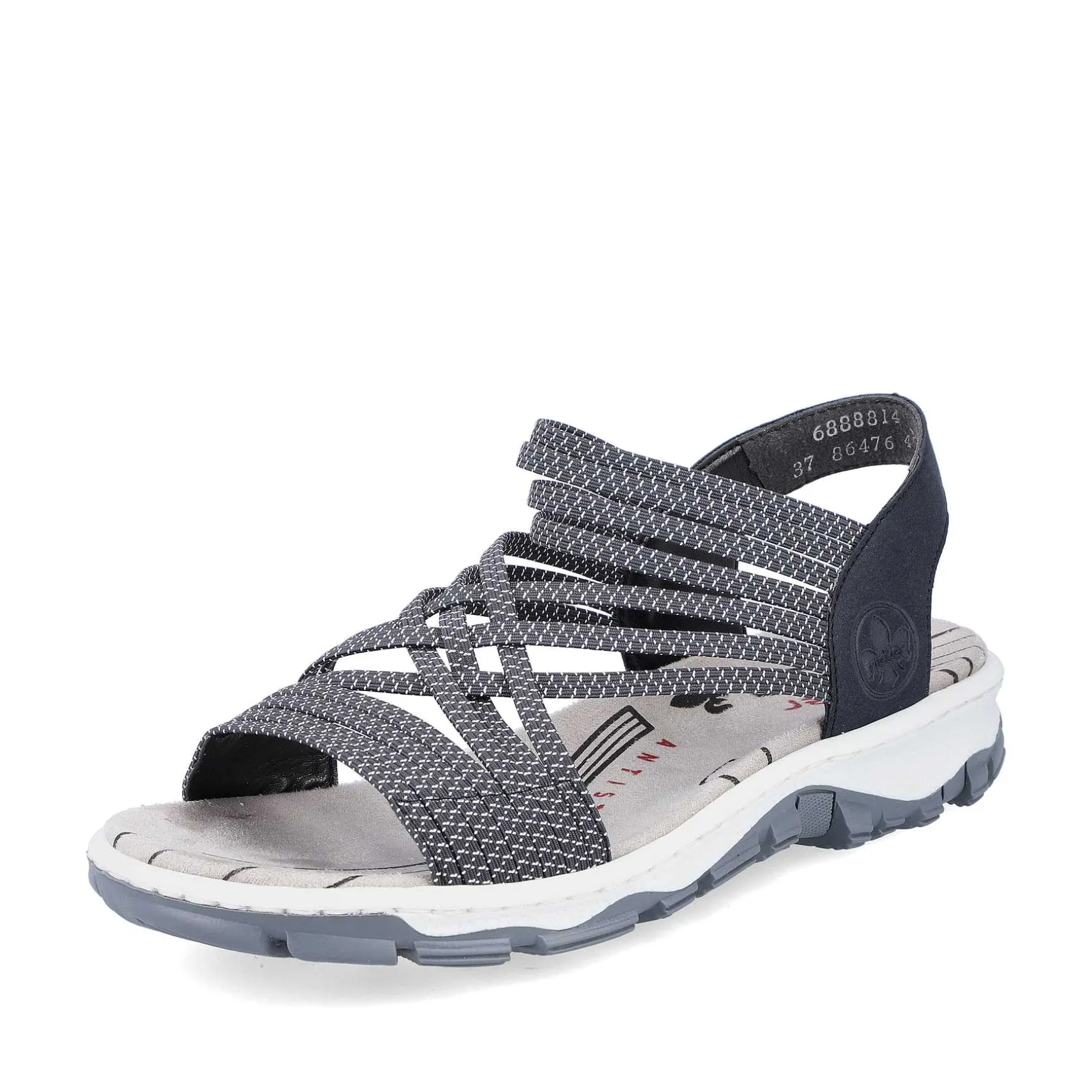 Rieker Women'S Trekking Sandals Pacific Blue