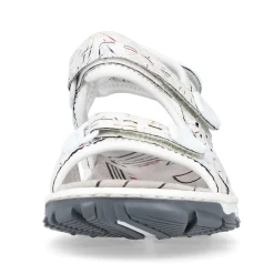 Rieker Women'S Trekking Sandals Pearl White-Multi
