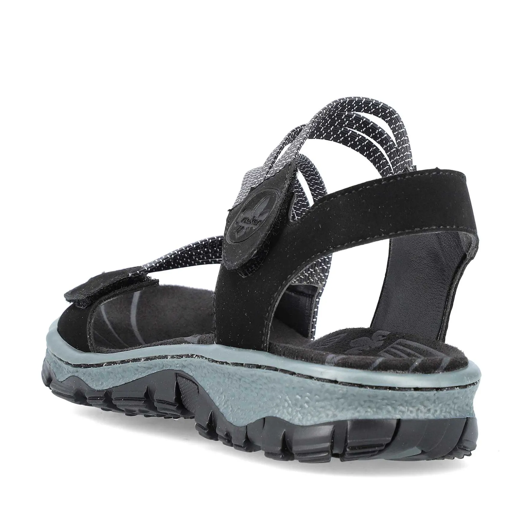 Rieker Women'S Trekking Sandals Graphite Black